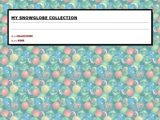 blog/collections/snowglobes screenshot