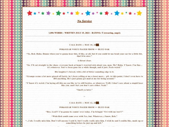 blog/writing/noservice screenshot