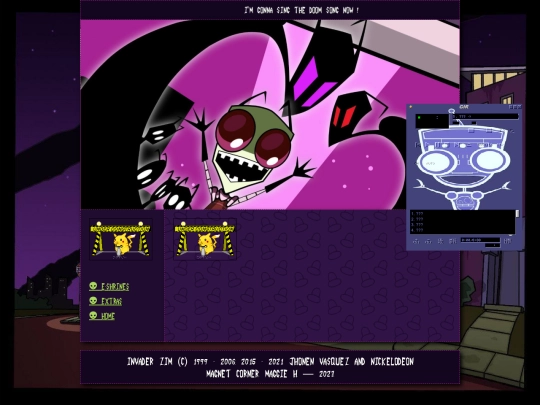 extras/eshrines/invaderzim screenshot