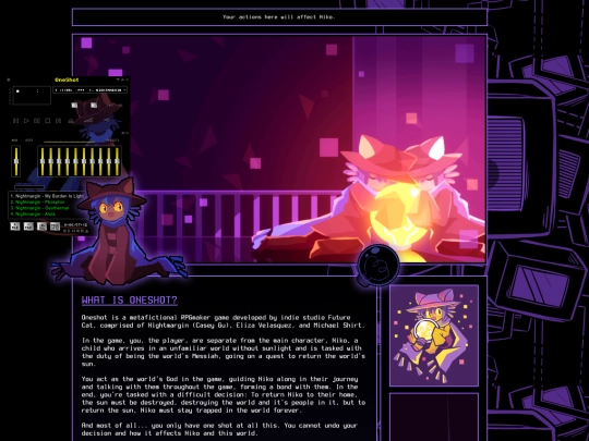 extras/eshrines/oneshot screenshot