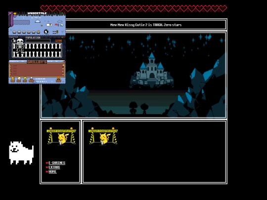 extras/eshrines/undertale-deltarune screenshot