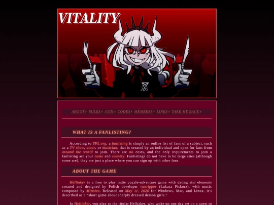 fanlisting/helltaker/about screenshot