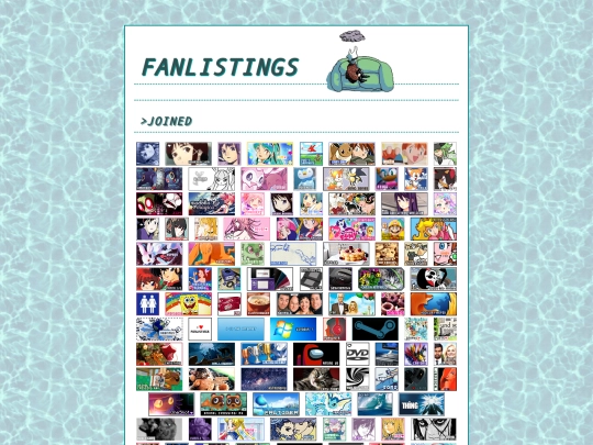 fanlisting/joined screenshot
