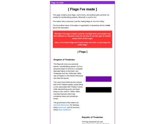 flags screenshot