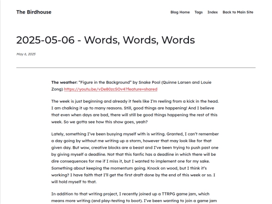 notebook/words-words-words screenshot