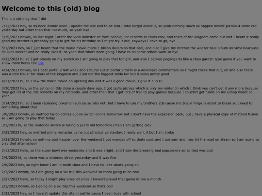 blog screenshot