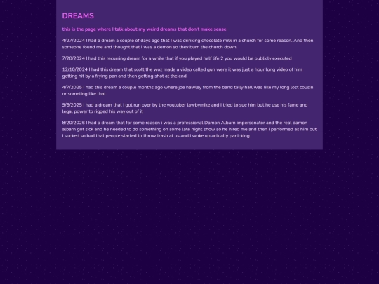 dreams screenshot