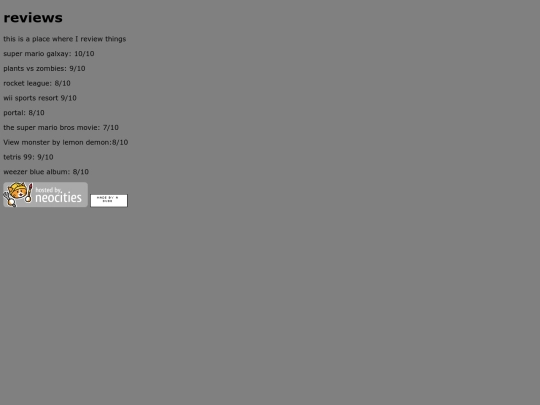 reviews screenshot