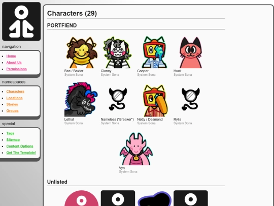 characters screenshot