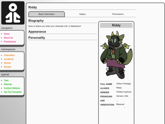 characters/riddy screenshot