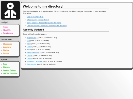 index screenshot