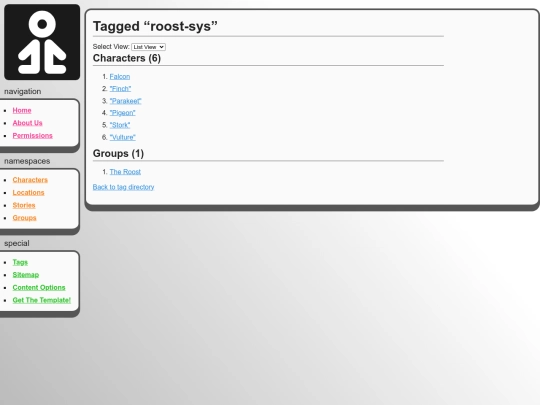 tagged/roost-sys screenshot