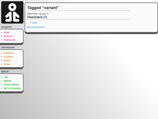 tagged/variant screenshot