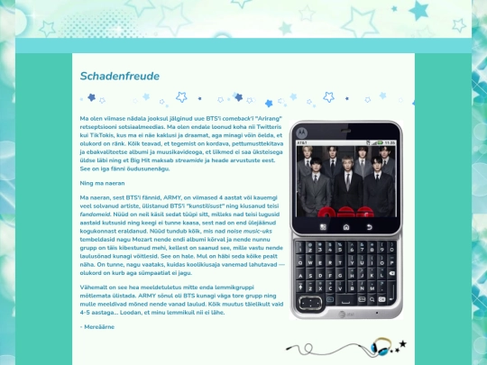 Kommentaar_Arirang screenshot
