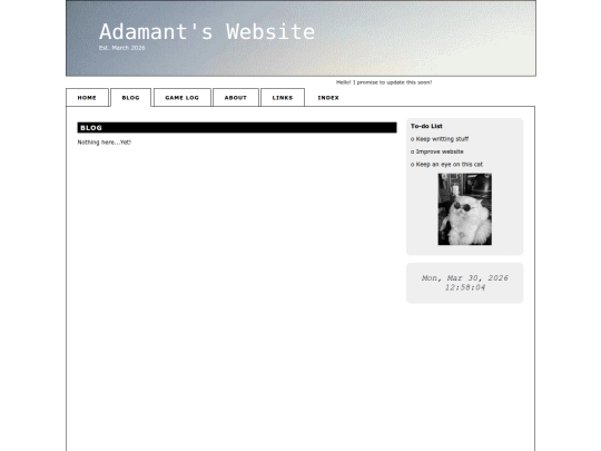 blog screenshot