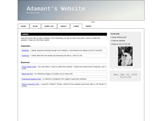 links screenshot