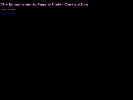 enhancements screenshot