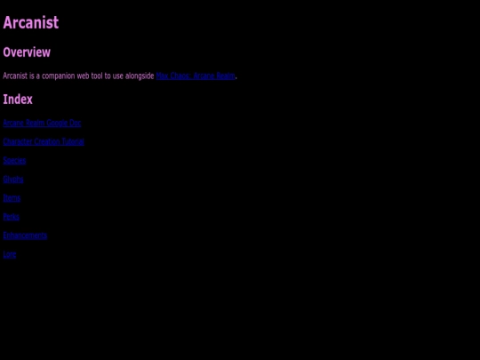 index screenshot