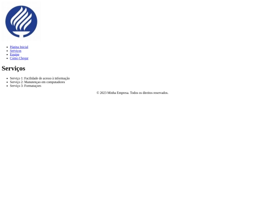atividadeavaliativa/servicos screenshot