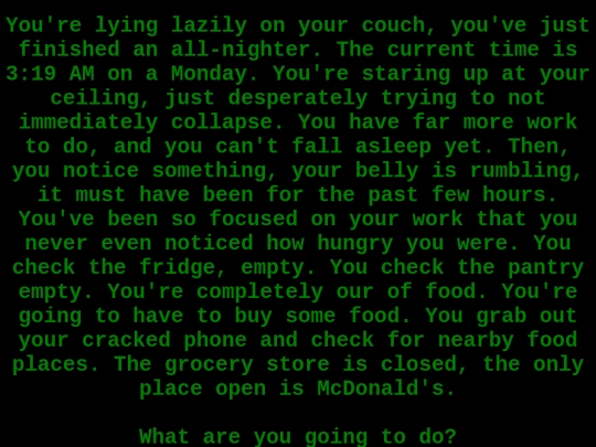 Burger Story/burgerstoryBeginning screenshot