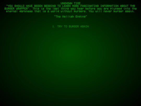 GetBurger.exe/beggersburger screenshot