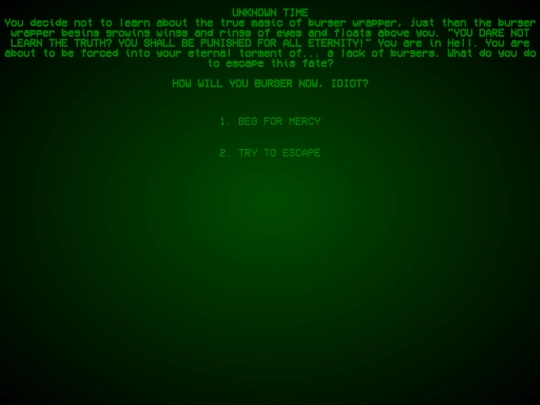 GetBurger.exe/ignoranceburger screenshot