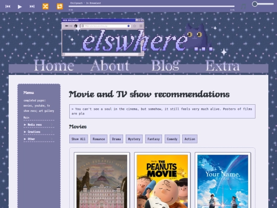 extra/mediarec/movies screenshot