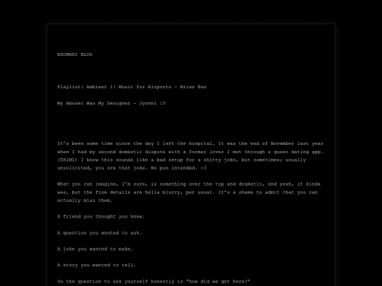 blog screenshot
