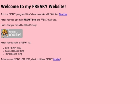 index screenshot