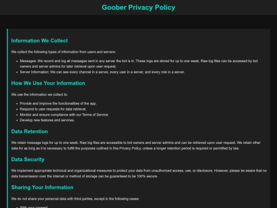 privacy_policy screenshot