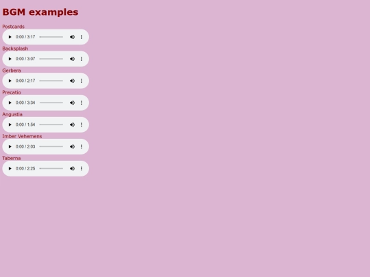 soundtrackexamples screenshot
