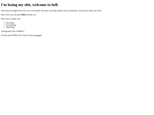 index screenshot