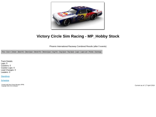 hobbystock/track_phoenix screenshot