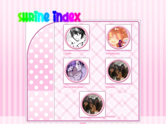 shrineindex screenshot