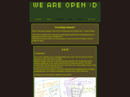 journaling screenshot