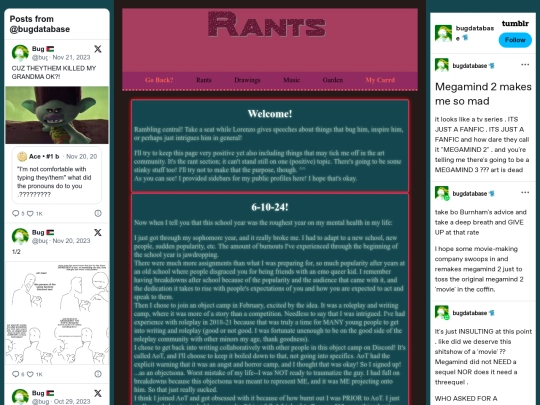 rants screenshot