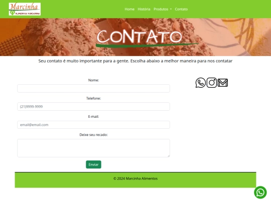 site/contato screenshot