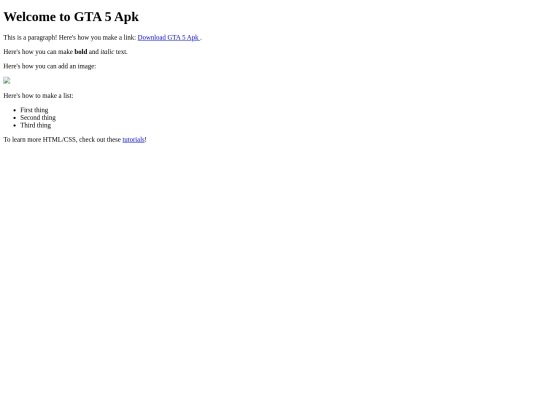 index screenshot