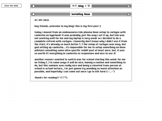 blog screenshot