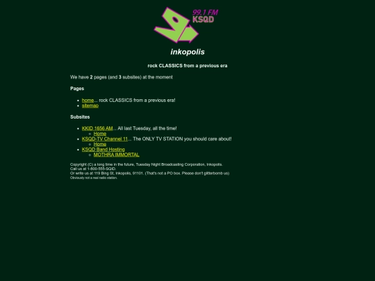sitemap screenshot