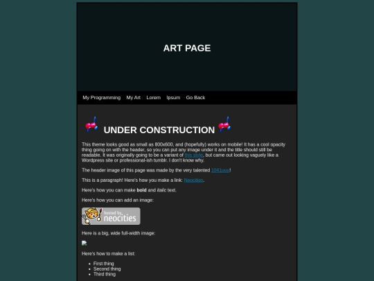 art_page screenshot