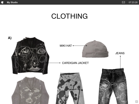 CLOTHING screenshot