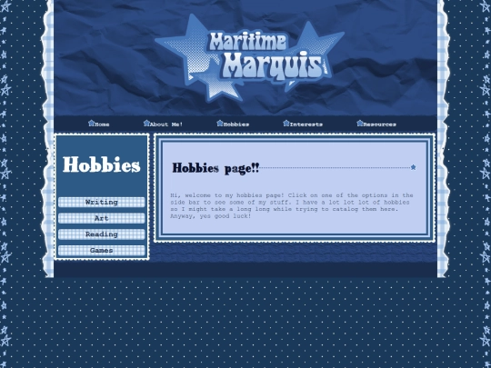 Hobbies screenshot