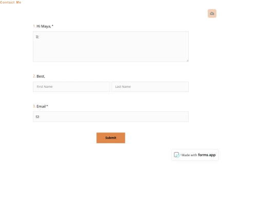 contact screenshot