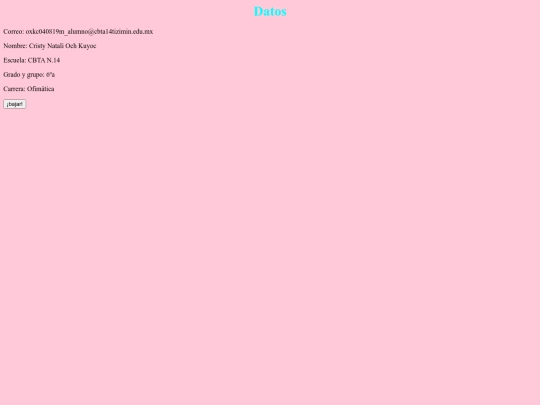 Datos screenshot