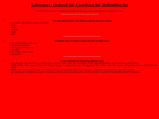 list_lab screenshot