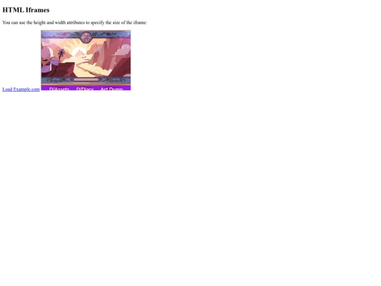 IframeTest screenshot