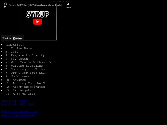 music/syrup screenshot