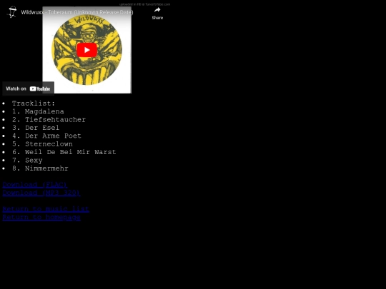 music/wildwuxx screenshot
