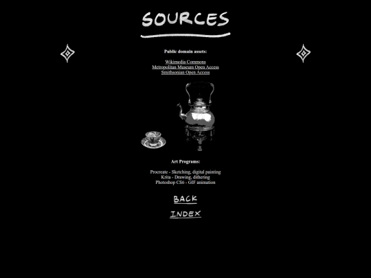 sources screenshot